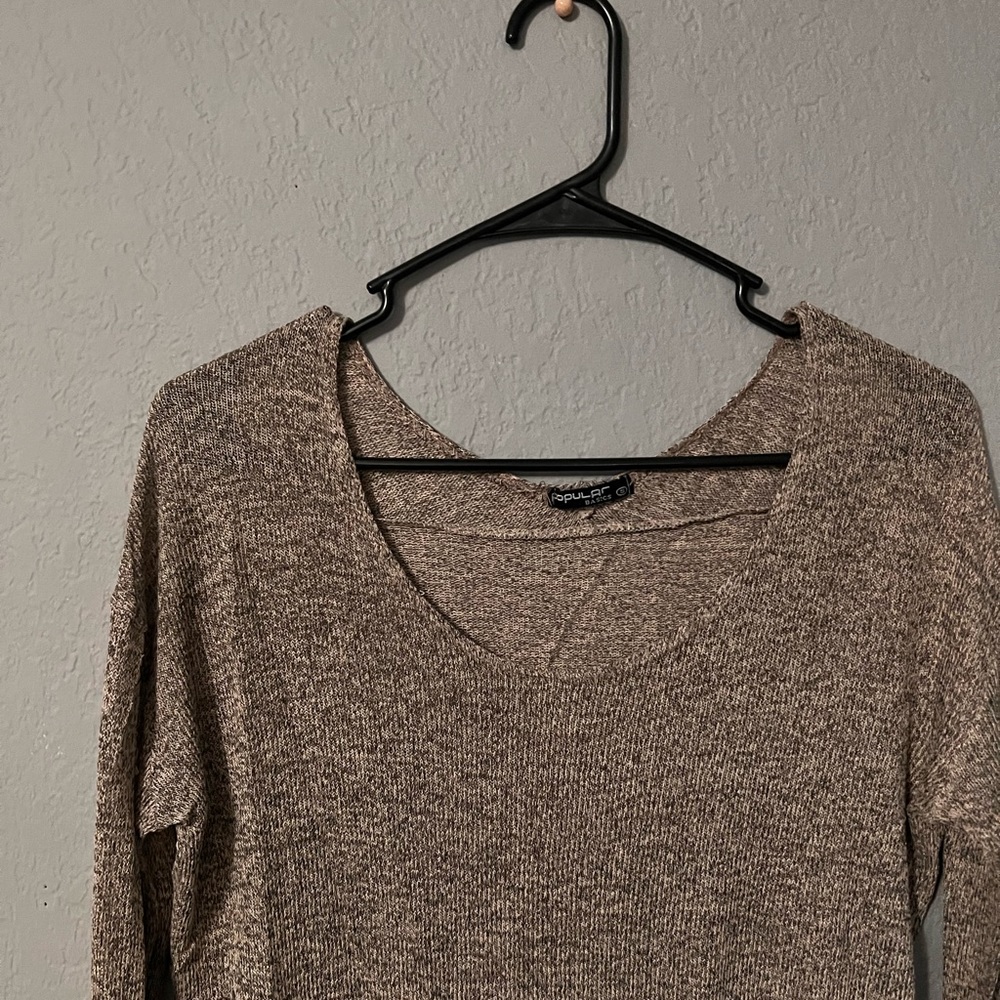 Light Brown Top - Picture 2 of 4